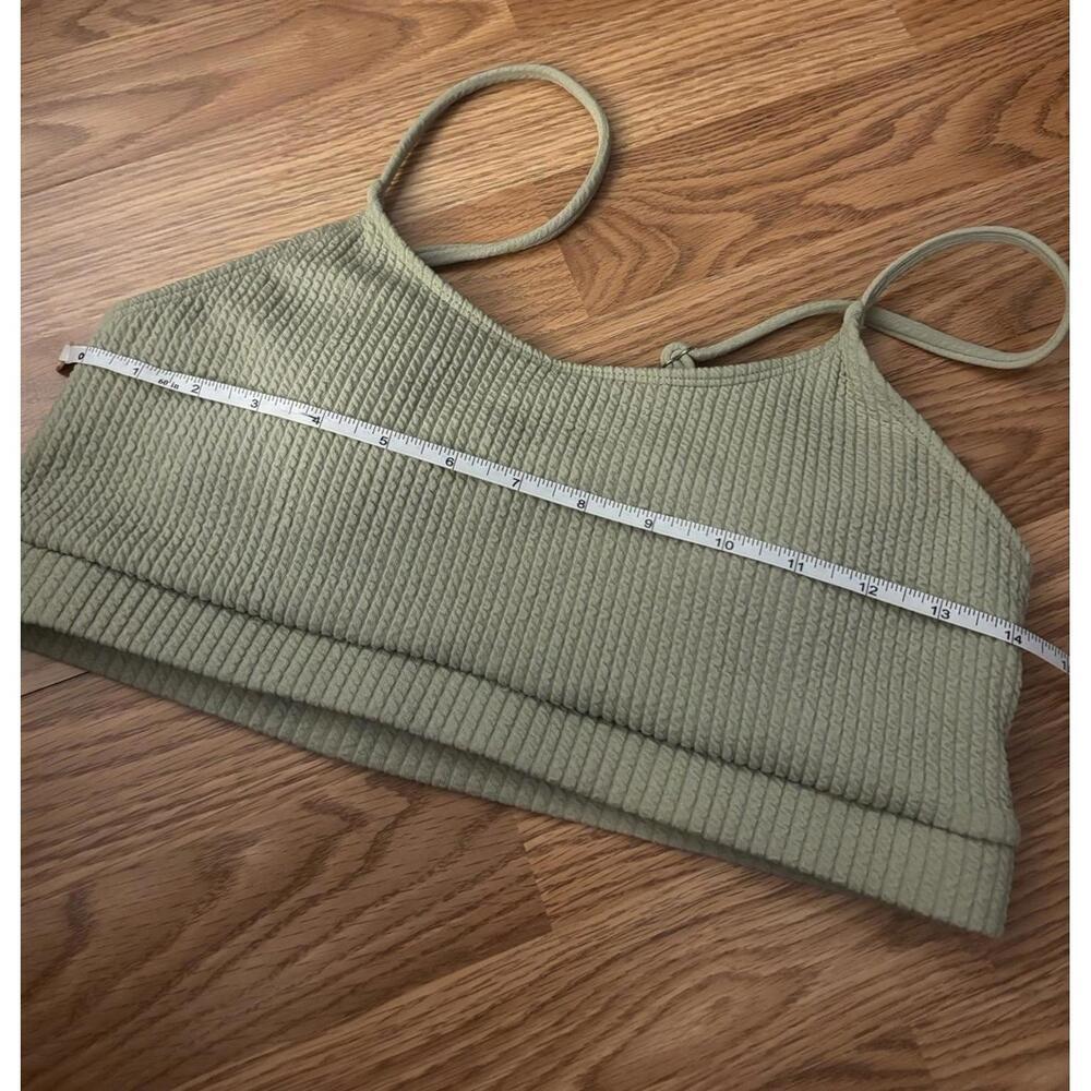 SHEIN Ribbed Bikini Set in Olive Green - Picture 8 of 9